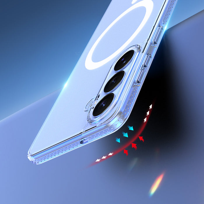 Калъф Dux Ducis Clin Mag, съвместим с MagSafe за Samsung S26 - прозрачен