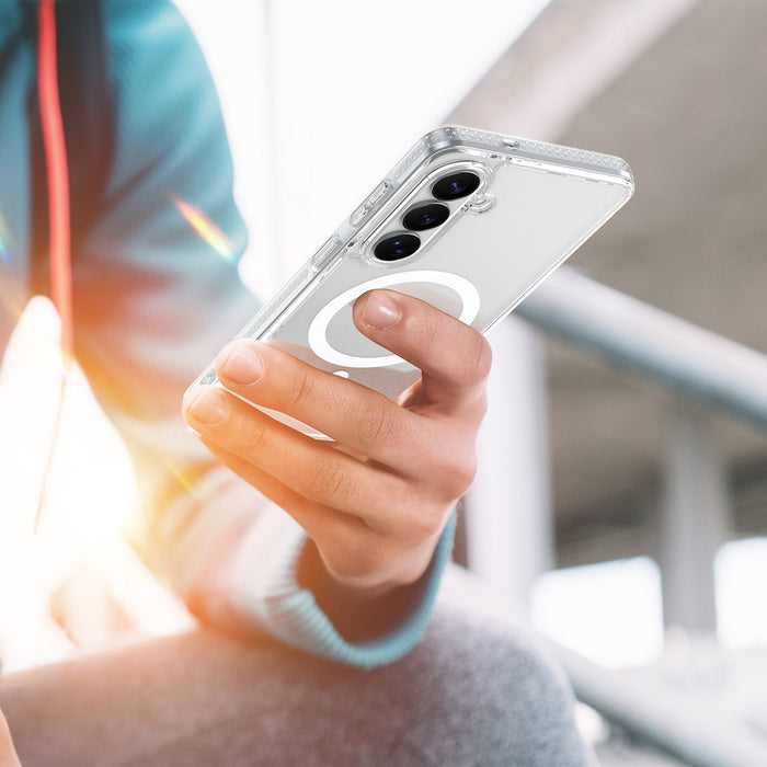 Калъф Dux Ducis Clin Mag, съвместим с MagSafe за Samsung S26 - прозрачен
