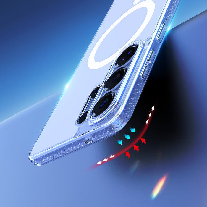 Калъф Dux Ducis Clin Mag, съвместим с MagSafe за Samsung S26 Ultra - прозрачен