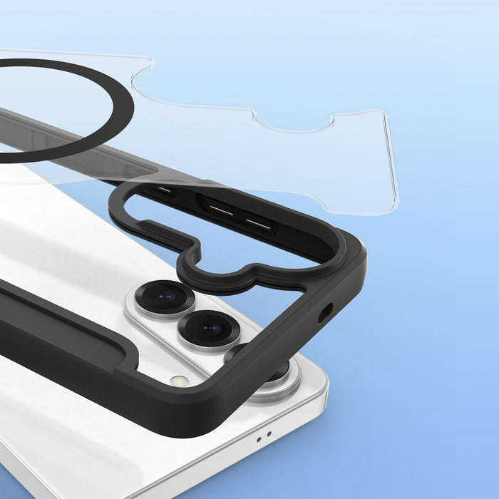 Калъф-портфейл Dux Ducis Skin X Pro, съвместим с MagSafe, за Samsung Galaxy S26+ - черен