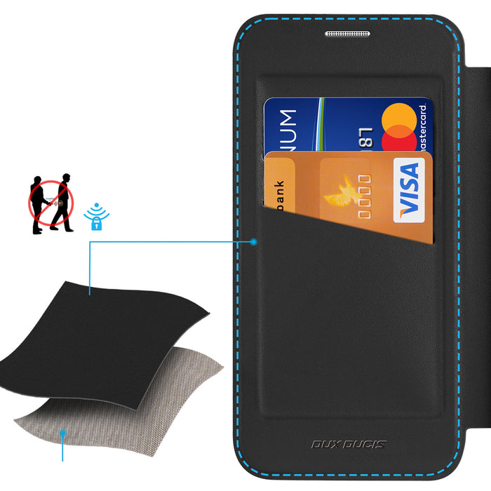 Калъф-портфейл Dux Ducis Skin X Pro, съвместим с MagSafe, за Samsung Galaxy S26+ - черен