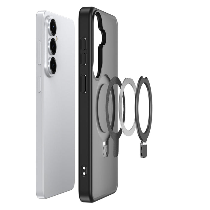 Калъф Dux Ducis Yind за Samsung Galaxy S26 със стойка, съвместим с MagSafe - черен