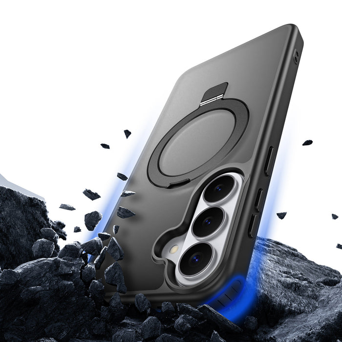 Калъф Dux Ducis Yind за Samsung Galaxy S26 със стойка, съвместим с MagSafe - черен