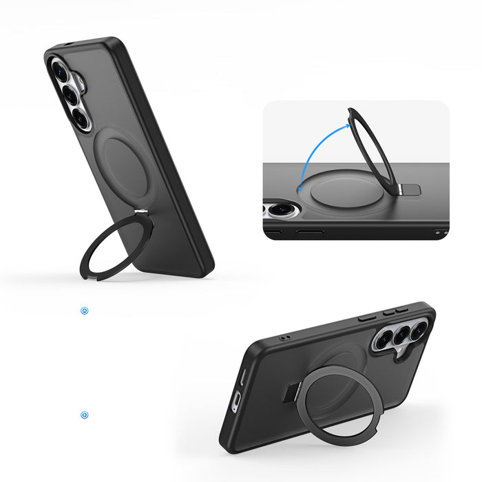 Калъф Dux Ducis Yind за Samsung Galaxy S26+ със стойка, съвместим с MagSafe - черен