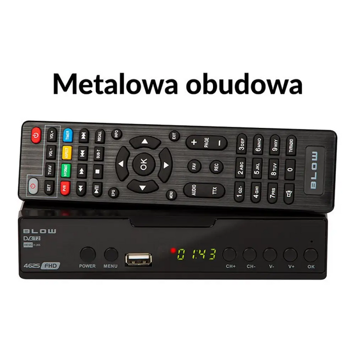 DVB-T2 декодер BLOW 4625FHD H.265 H.265 V2 тунер
