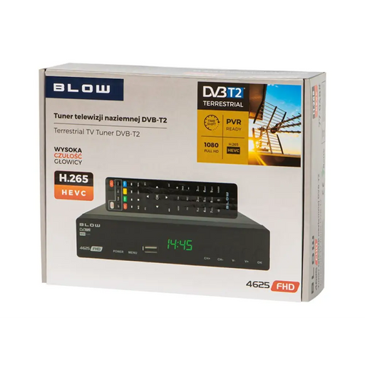 DVB-T2 декодер BLOW 4625FHD H.265 H.265 V2 тунер