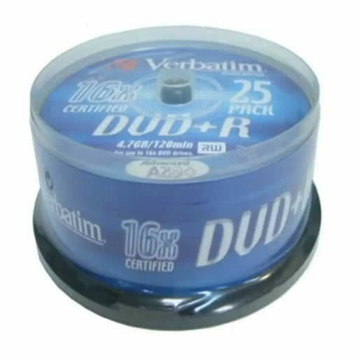 DVD + R устройство Verbatim VB-DPR47S2A 25 Части