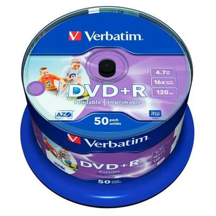 DVD + R устройство Verbatim 4,7 GB 16x 50 Части (4 броя)