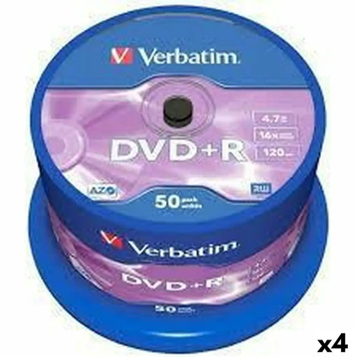 DVD + R устройство Verbatim 4,7 GB 16x 50 Части (4 броя)
