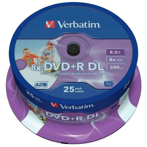 DVD-R Verbatim 25 броя 8,5 GB 8x