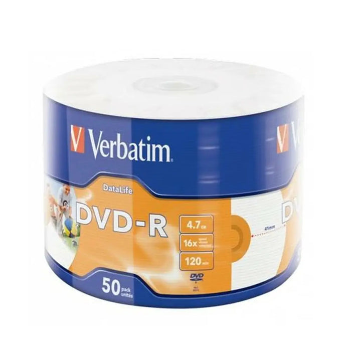 DVD-R Verbatim 4,7 GB 16x (12 броя)