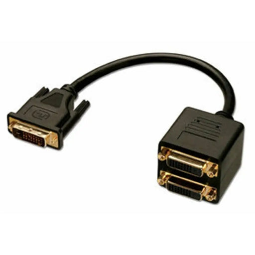 DVI Aдаптер LINDY 41215 18 cm Черен