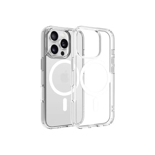 Dviced Magsafe iPhone 16 Pro прозрачен калъф - бял