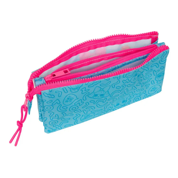 Двоен Моливник LOL Surprise! Divas Син 22 x 12 x 3 cm