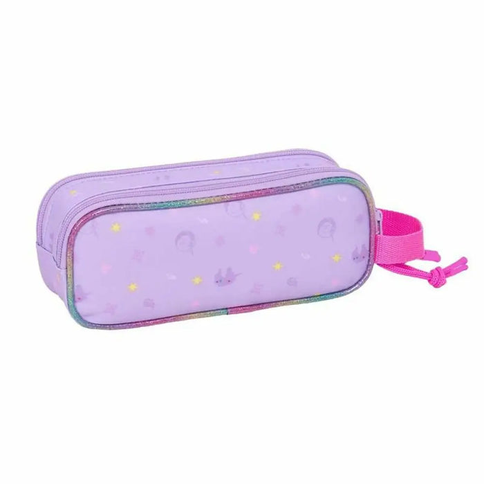 Двоен Моливник Unicorn Academy Люляк 21 x 8 x 6 cm