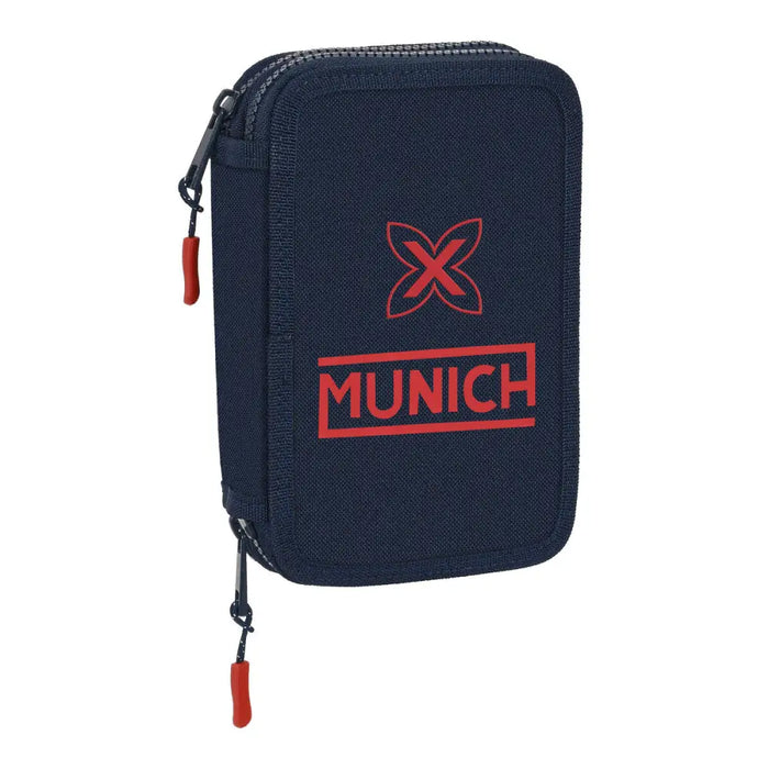 Двоен Несесер Munich Flash Морско син 12.5 x 19.5 x 4 cm