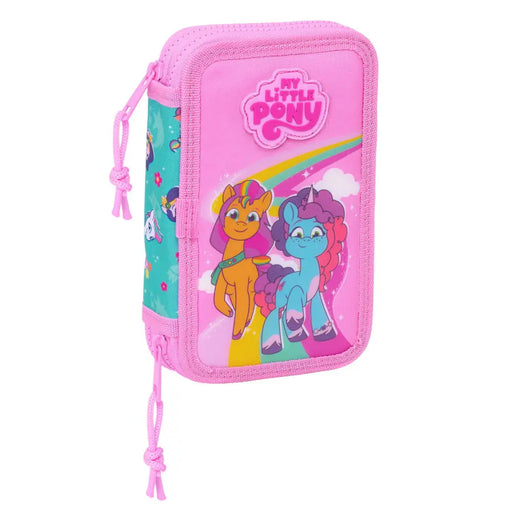 Двоен Несесер My Little Pony Magic Розов цвят тюркоаз 12.5