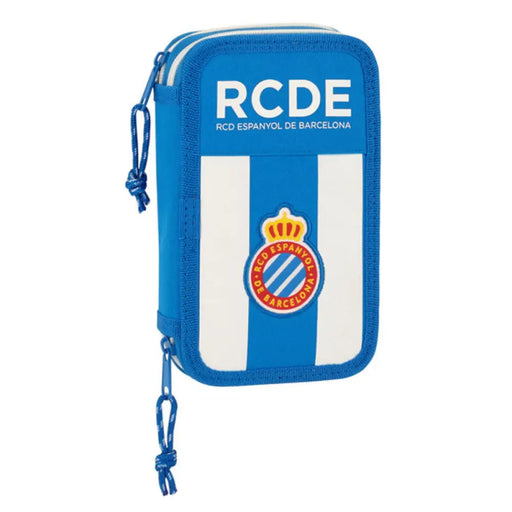 Двоен Несесер RCD Espanyol Син Бял 12.5 x 19.5 x 4 cm (28