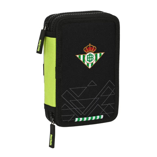 Двоен Несесер Real Betis Balompié Черен Верде Лимон 12.5 x