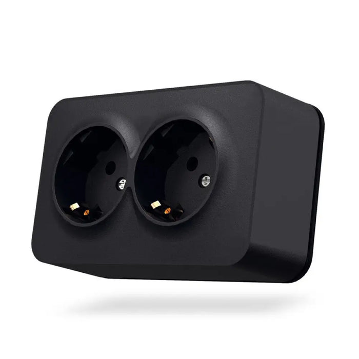 ДВОЕН КОНТАКТ ШУКО ЗА ОТКРИТ МОНТАЖ VF-BNS22G-BG 16А VIDEX