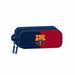 Двоен Моливник F.C. Barcelona Син Кестен 21 x 8 x 6 cm 3D