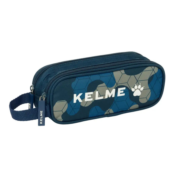 Двоен Моливник Kelme Epic Морско син 21 x 8 x 6 cm