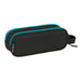 Двоен Моливник Kelme Iron Черен 21 x 8 x 6 cm