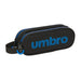 Двоен Моливник Kelme Jet black Черен 21 x 8 x 6 cm
