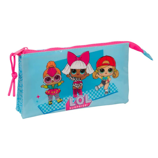 Двоен Моливник LOL Surprise! Divas Син 22 x 12 x 3 cm