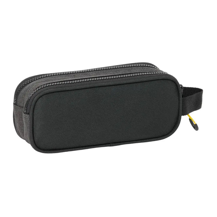 Двоен Моливник Munich Topo Черен 21 x 8 x 6 cm
