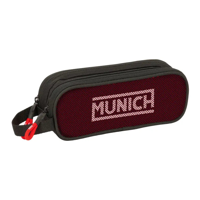 Двоен Моливник Munich Vulcan Черен 21 x 8 x 6 cm