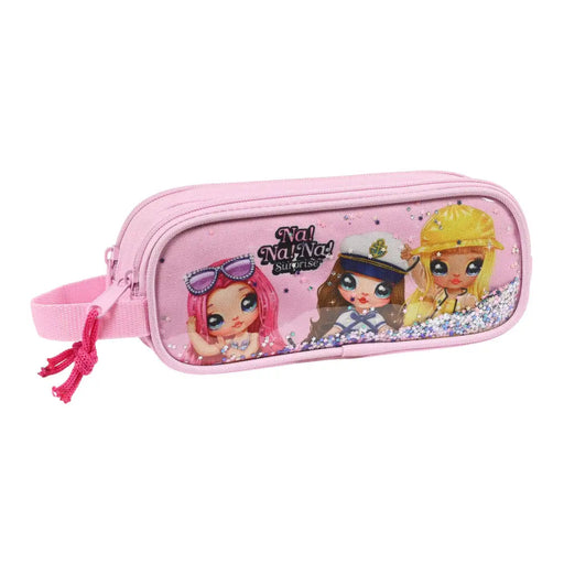 Двоен Моливник Na!Na!Na! Surprise Sparkles Розов (21 x 8 x