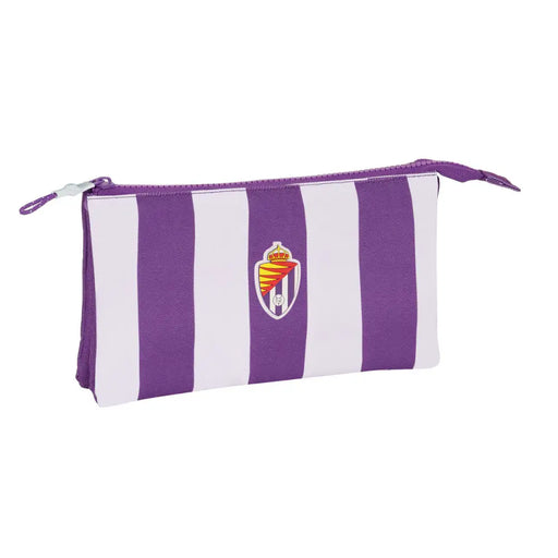 Двоен Моливник Real Valladolid C.F. Лилав 22 x 12 x 3 cm