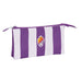 Двоен Моливник Real Valladolid C.F. Лилав 22 x 12 x 3 cm