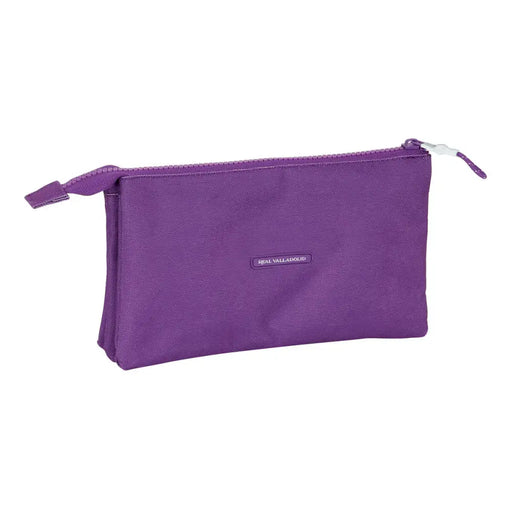 Двоен Моливник Real Valladolid C.F. Лилав 22 x 12 x 3 cm