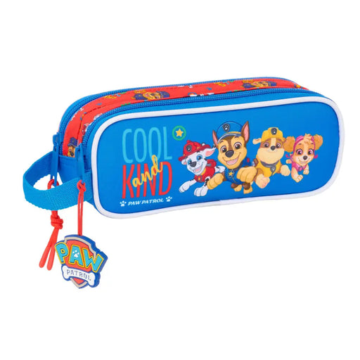 Двоен Моливник The Paw Patrol Cool Син Червен 21 x 8 x 6 cm