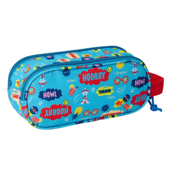 Двоен Моливник The Paw Patrol Син 21 x 8 x 6 cm 3D