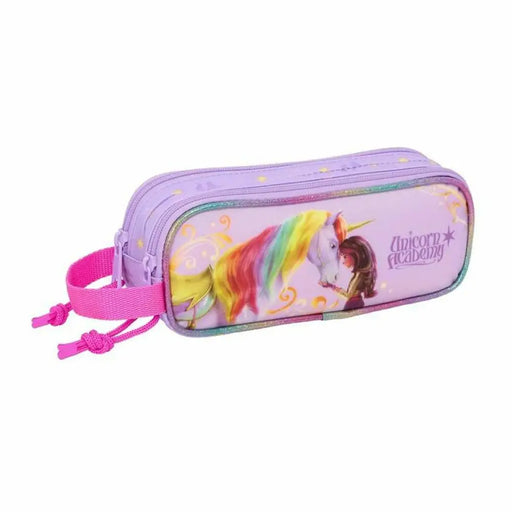 Двоен Моливник Unicorn Academy Люляк 21 x 8 x 6 cm