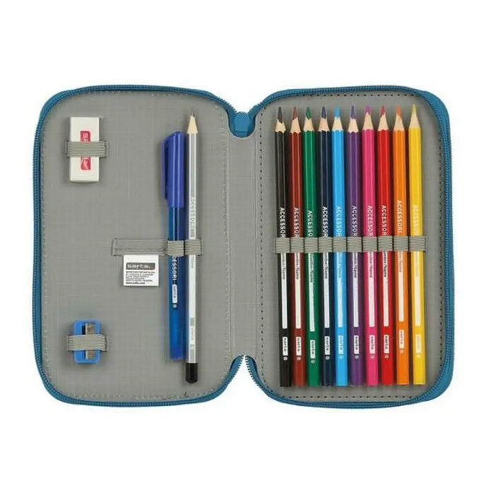 Двоен Несесер BlackFit8 M854 Син 12.5 x 19.5 x 4 cm (28
