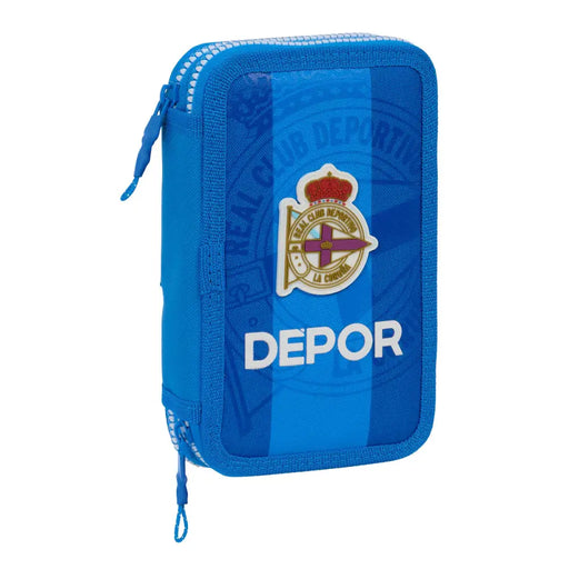 Двоен Несесер R. C. Deportivo de La Coruña Син 12.5 x 19.5