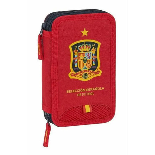 Двоен Несесер RFEF M854 Червен 12.5 x 19.5 x 4 cm (28 Части)