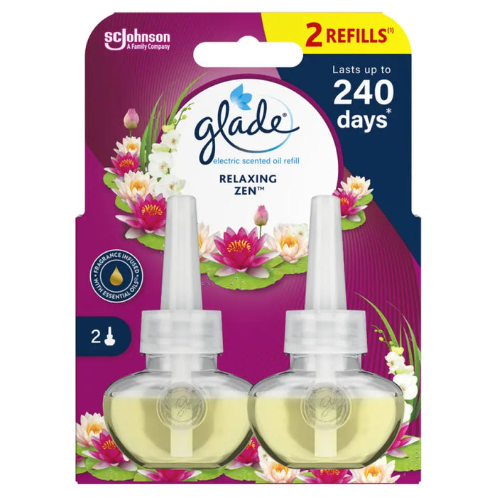 ДВОЕН ПЪЛНИТЕЛ ЗА ЕЛЕКТРИЧЕСКИ РЕЛАКС 2X20 ML GLADE