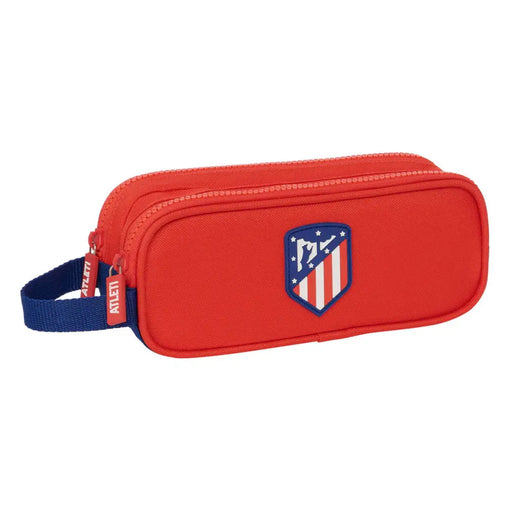 Двоен Моливник Atlético Madrid Син Червен 21 x 8 x 6 cm