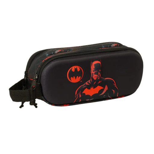 Двоен Моливник Batman Черен 21 x 8 x 6 cm 3D