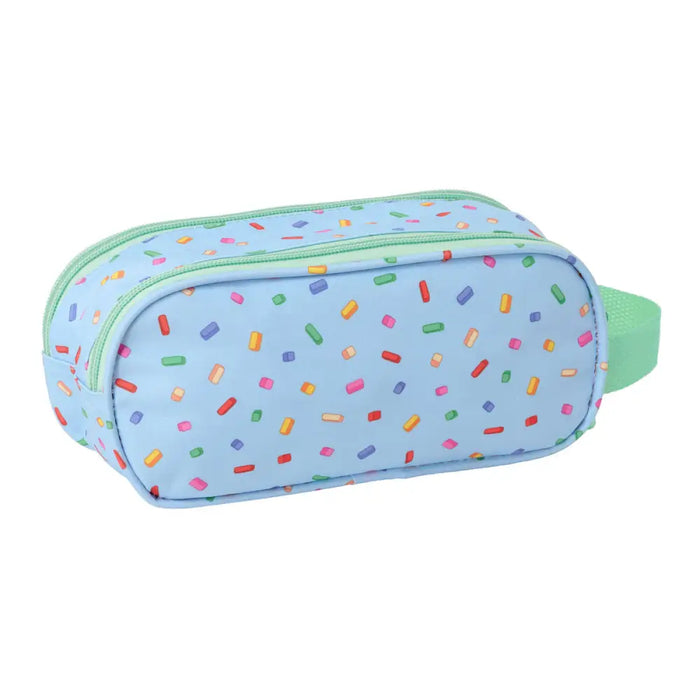 Двоен Моливник Bluey Син 21 x 8 x 6 cm