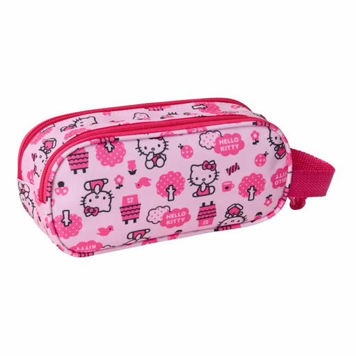Двоен Моливник Hello Kitty Розов 21 x 8 x 6 cm