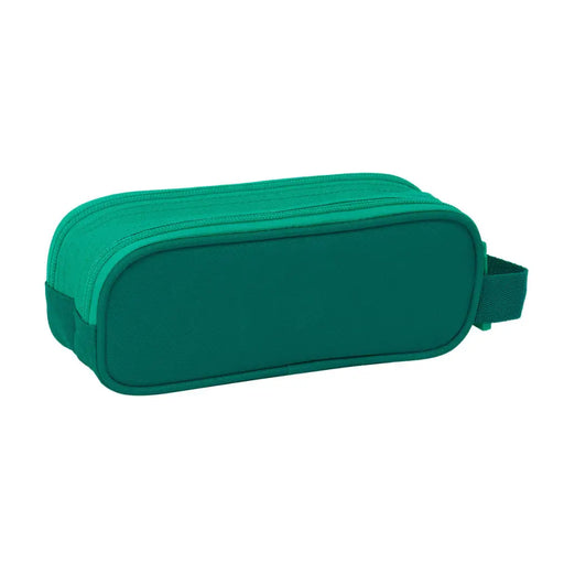 Двоен Моливник Real Betis Balompié Зелен 21 x 8 x 6 cm