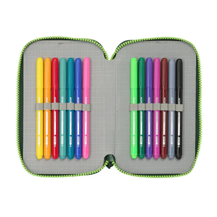 Двоен Несесер Real Betis Balompié Зелен 12.5 x 19.5 x 4 cm