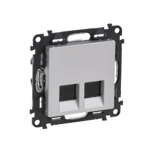 ДВОЙНА КОМПЮТЪРНА РОЗЕТКА RJ45 CAT 5Е. UTP VALENA LIFE