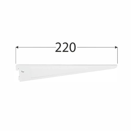 ДВОЙНА КОНЗОЛА 220MM БЯЛА